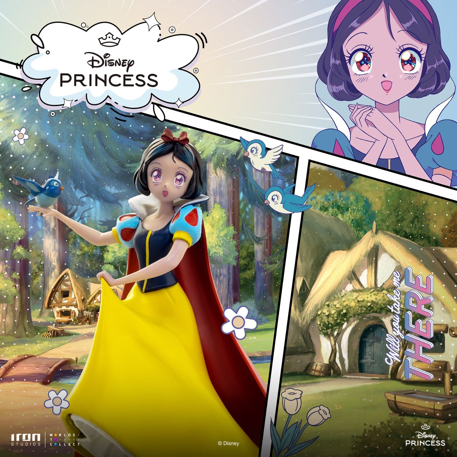 Snow White Anime Princess By Iron Studios -Iron Studios - India - www.superherotoystore.com