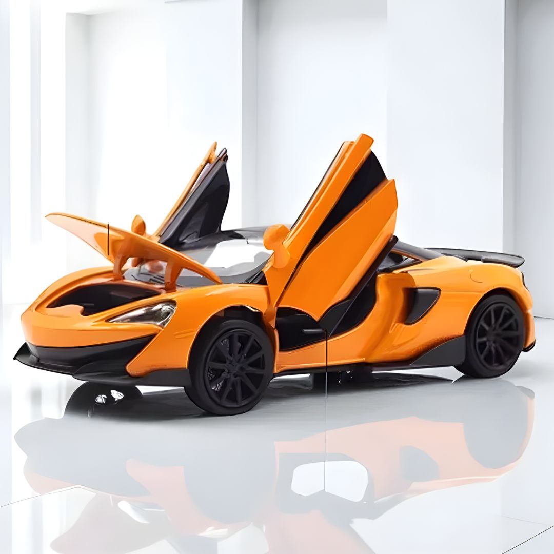 Orange MCLAREN 600LT 1:32 Scale Die-Cast car By RMZ