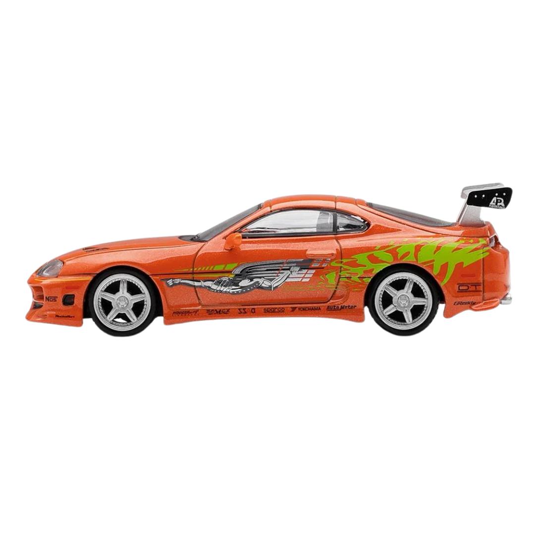Toyota Supra Bomex " The Fast And The Furious" Brian O'Conner / Blister Packaging By Mini Gt -Mini GT - India - www.superherotoystore.com
