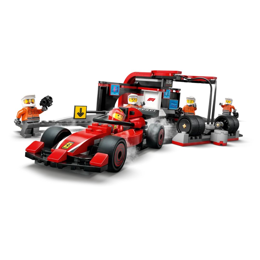 F1 Pit Stop & Pit Crew With Pit Crew Lego City By Lego -Lego - India - www.superherotoystore.com