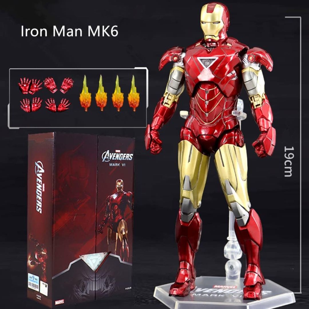 Iron Man Mk6 Action Figure By Zd Toys -ZD Toys - India - www.superherotoystore.com