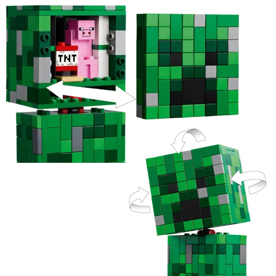 Minecraft The Creeper By Lego -Lego - India - www.superherotoystore.com