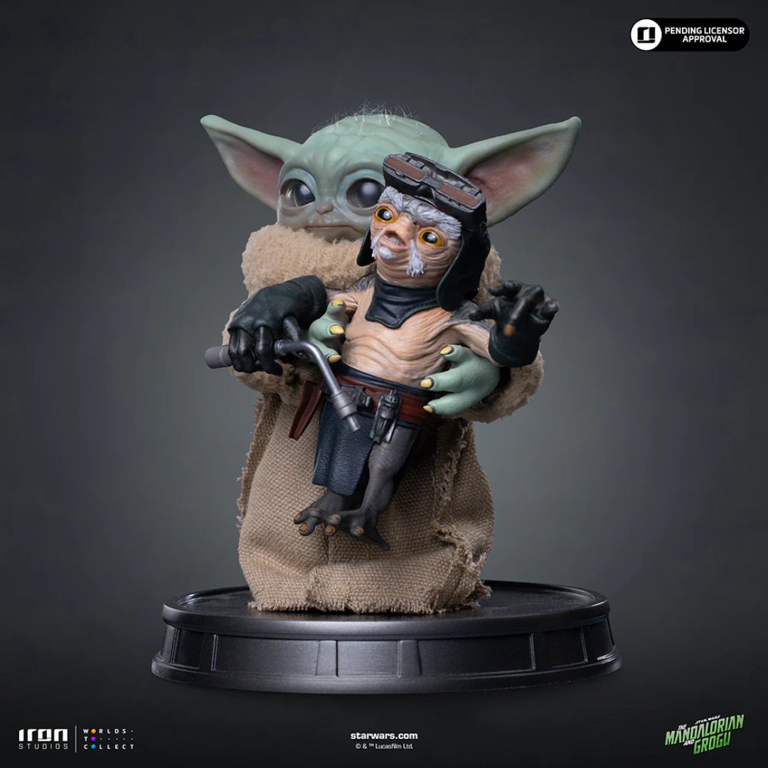 Mandalorian And Grogu Movie Grogu No Squeezy Statue By Iron Studios