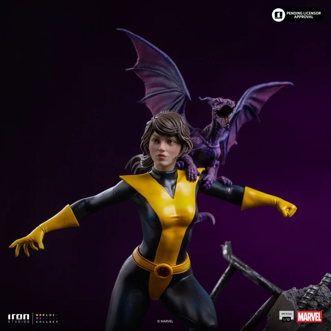Kitty Pride & Lockheed - X-Men Comics - BDS Art Scale 1/10 Statue By Iron Studios