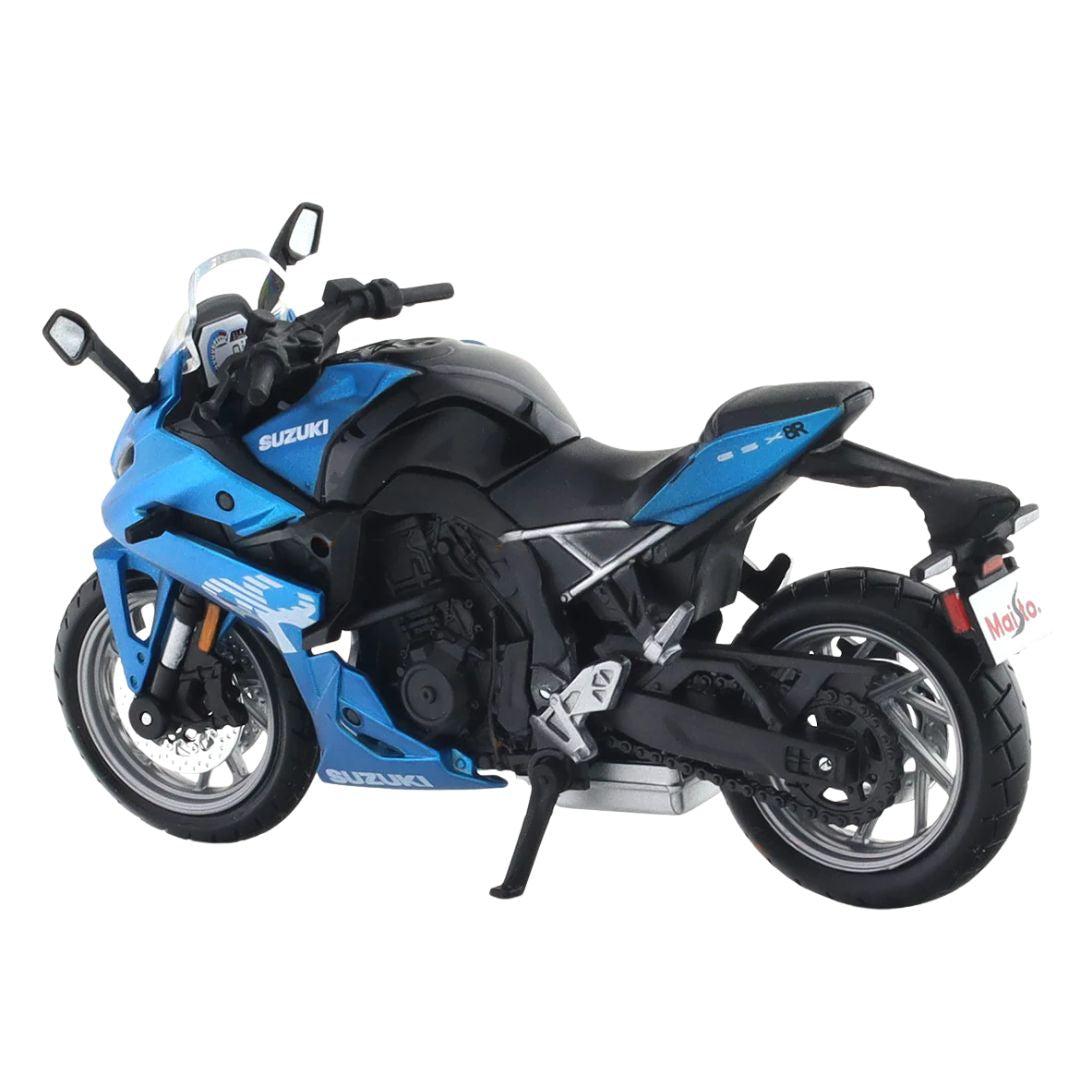 Blue Suzuki GSX-8R 2024 1:18 Scale Bike By Maisto