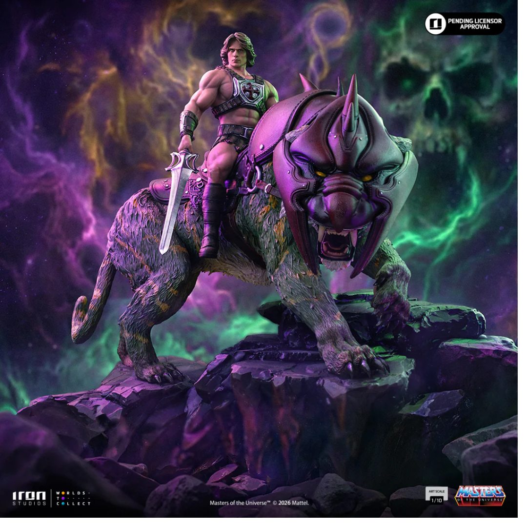 Masters Of The Universe Movie He-Man And Battle Cat Statue By Iron Studios -Iron Studios - India - www.superherotoystore.com