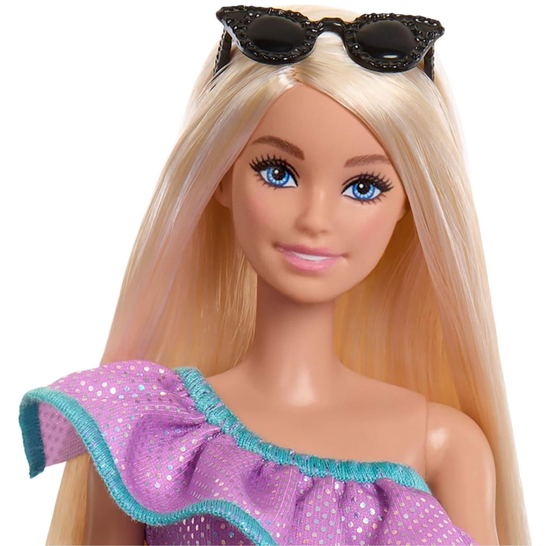 Barbie Fashionista Doll with 3 Nighttime Fashions By Mattel