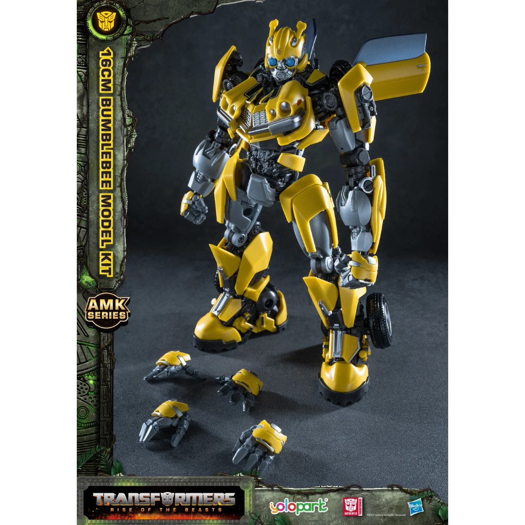 Transformers Rise Of The Beasts: Amk Series 16Cm Bumblebee Model Kit By Yolo Park -Iron Studios - India - www.superherotoystore.com
