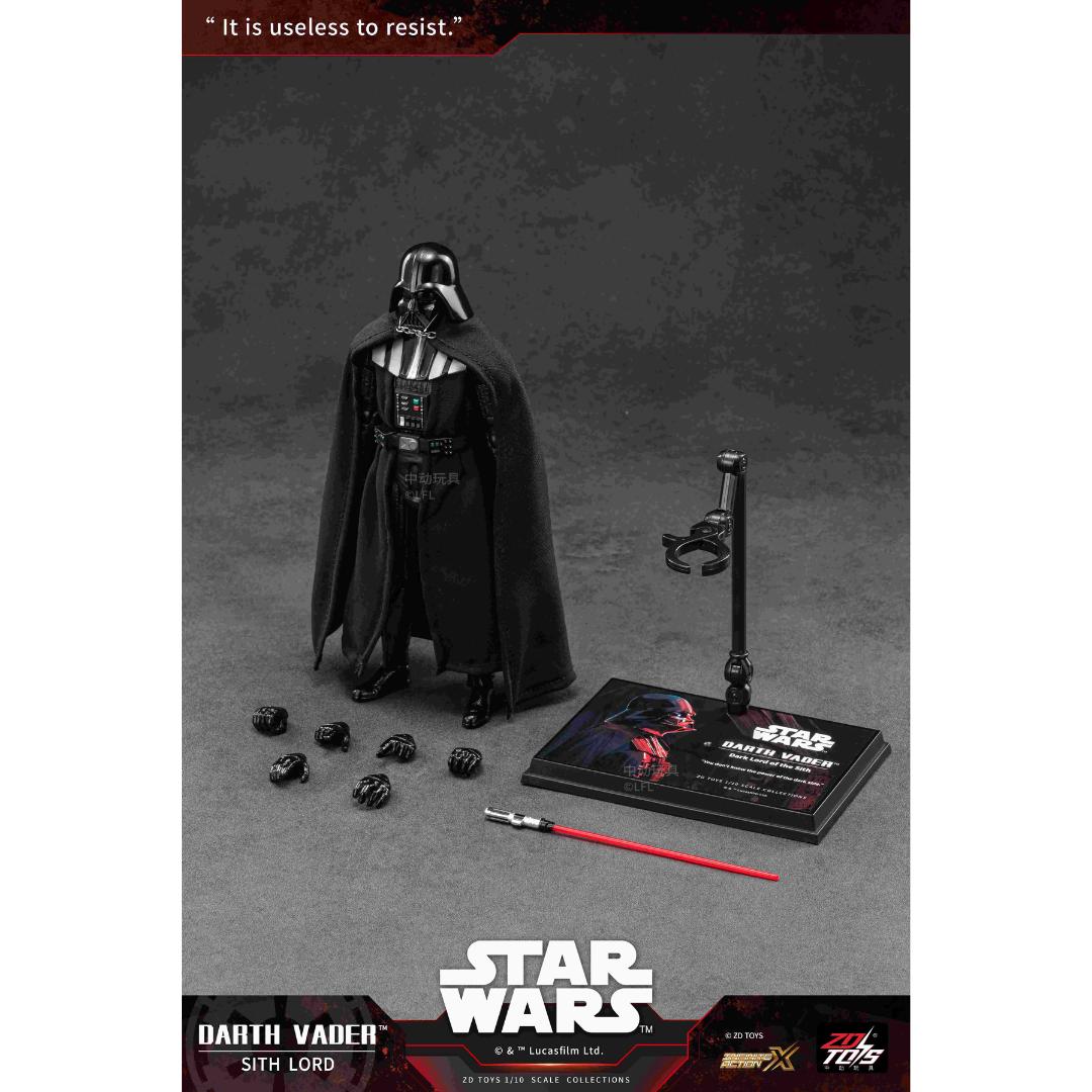ZD Toys Star Wars Darth Vader (Sith Lord) 1/10 Scale Action Figure – Galactic Empire Collectible