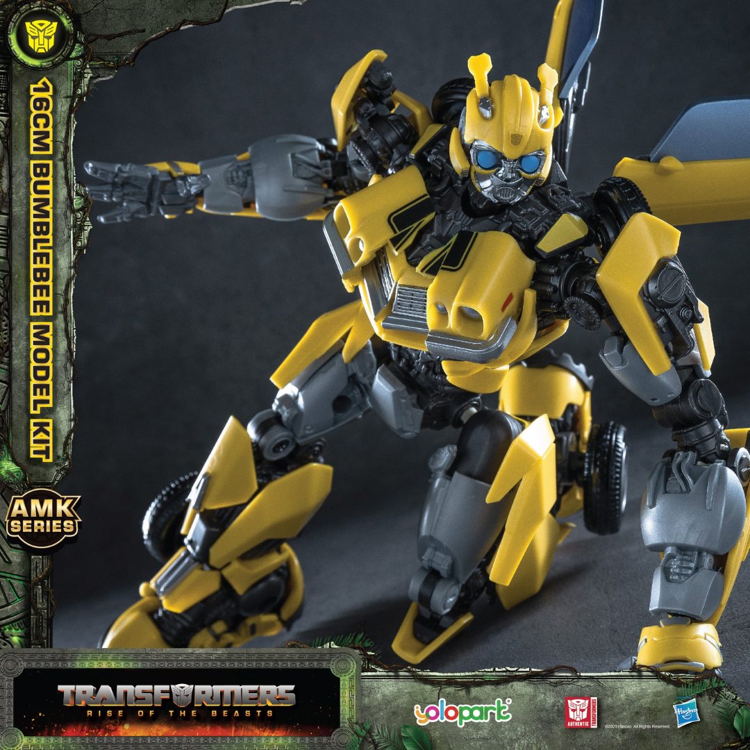 Transformers Rise Of The Beasts: Amk Series 16Cm Bumblebee Model Kit By Yolo Park -Iron Studios - India - www.superherotoystore.com