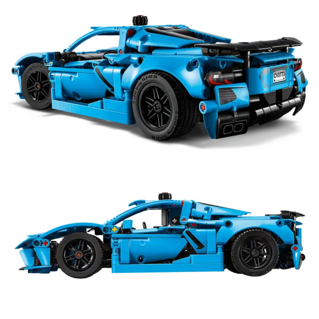 Chevrolet Corvette Stingray Blue By Lego -Lego - India - www.superherotoystore.com