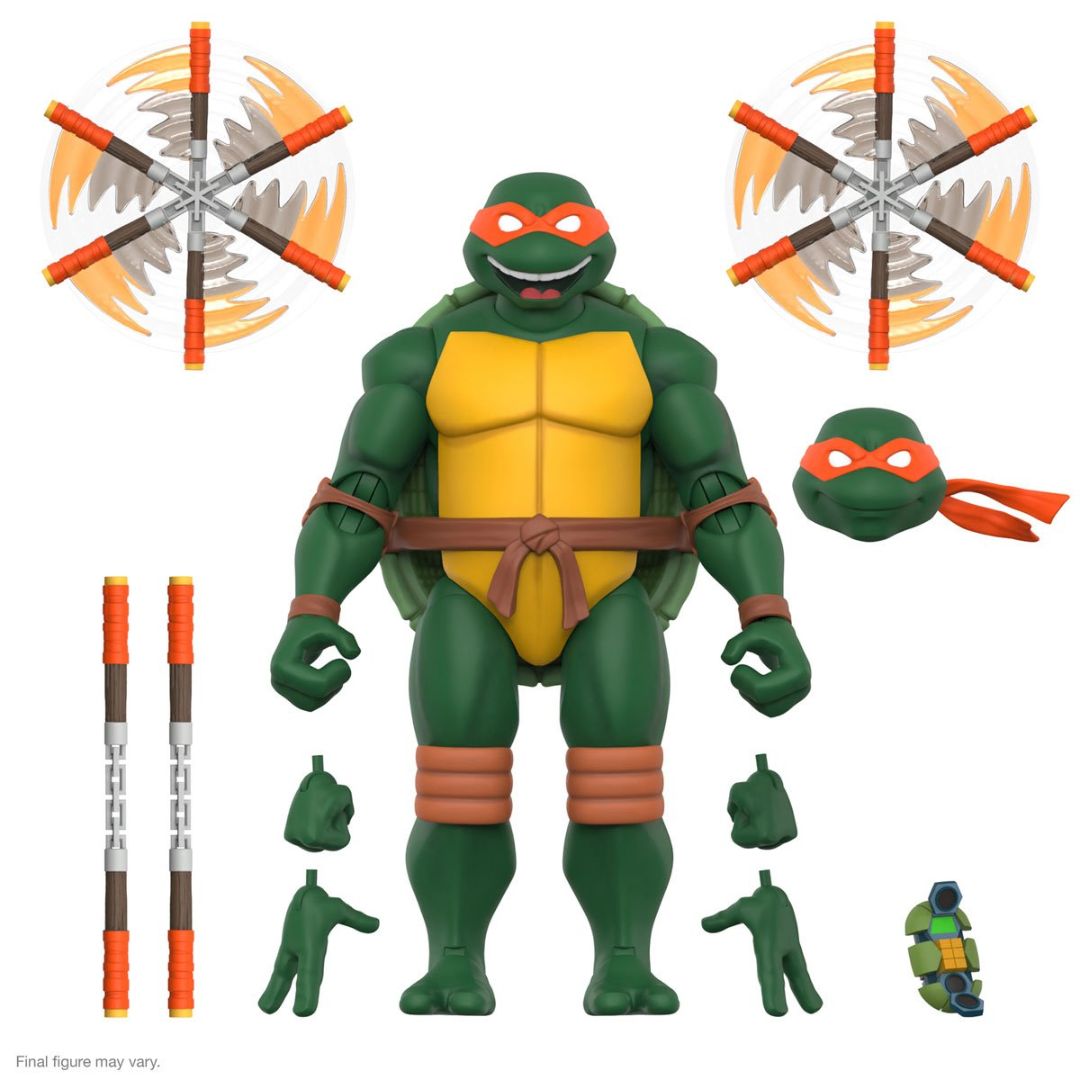 Teenage Mutant Ninja Turtles Ultimates Wave 12 Michelangelo 7-Inch Action Figure By Super7 -Super7 - India - www.superherotoystore.com