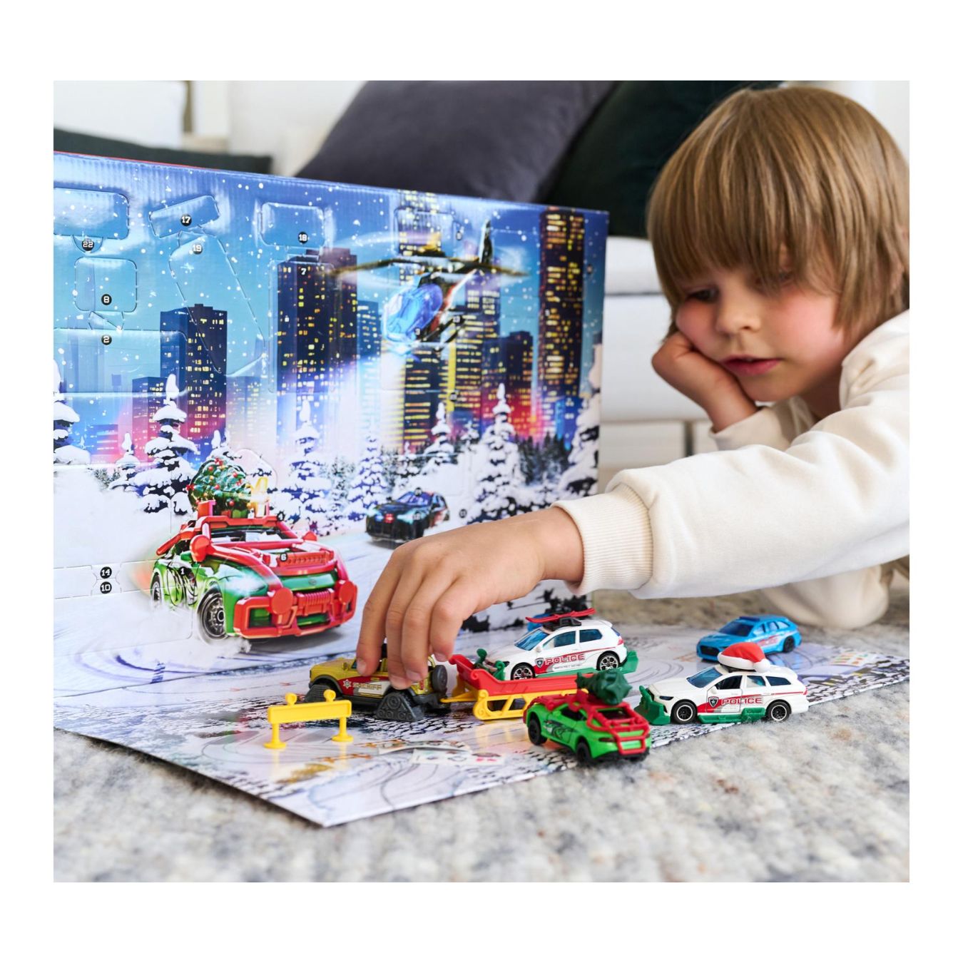 Advent Calendar Die-Cast Car Set By Majorette -Majorette - India - www.superherotoystore.com