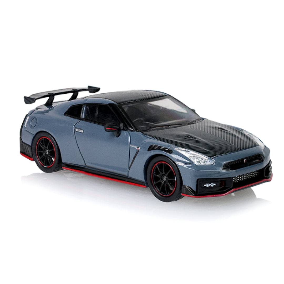 Tokyo Torque Series 10 - 2024 Nissan Gtr Nismo - Stealth Gray (Kce) (New Tooling)1:64 Scale Die-Cast Car By Green Light