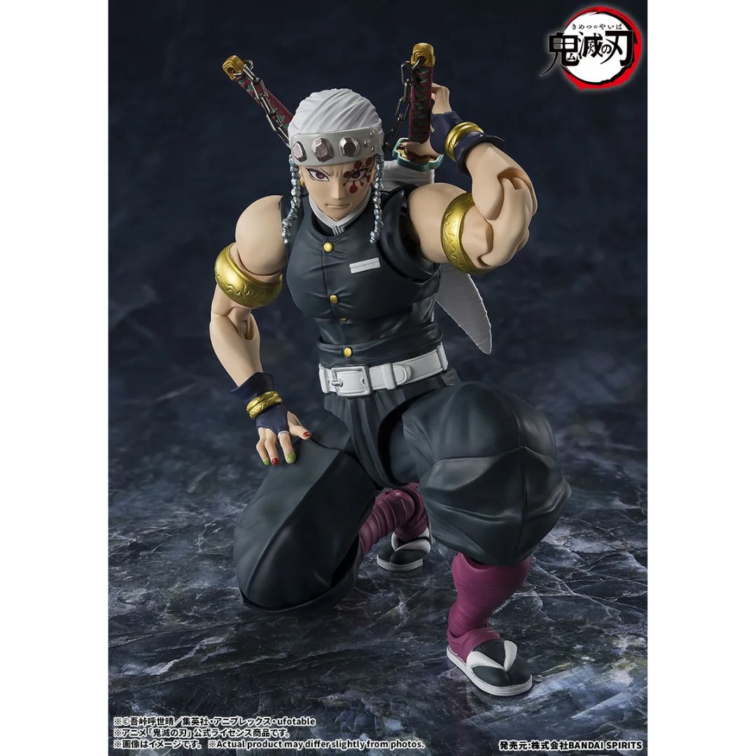 Demon Slayer Tengen Uzui S.H.Figuarts Action Figure By Tamashii Nations