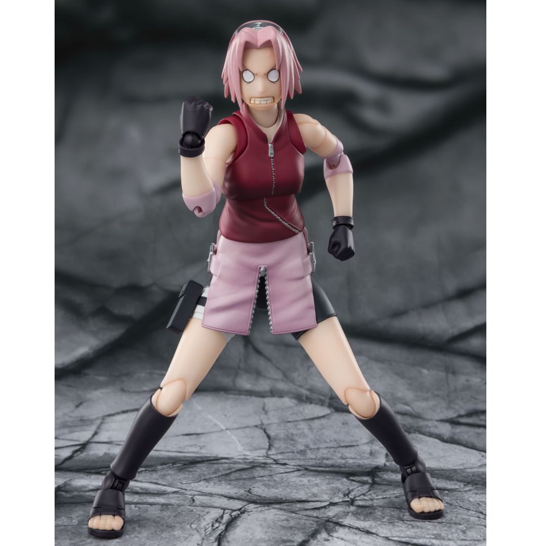 Naruto Sakura Haruno Inheritor Of Tsunade'S Indominable Will Reissue S.H.Figuarts by Tamashii Nations -Tamashii Nations - India - www.superherotoystore.com