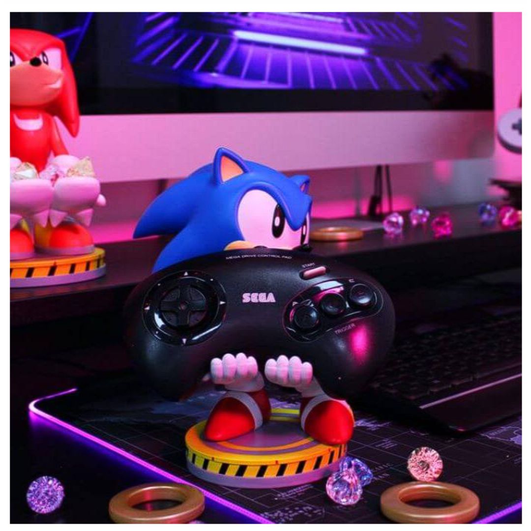Sega: Sliding Sonic Cable Guys Controller Holder And Phone Stand By Exg Pro -EXG Pro - India - www.superherotoystore.com