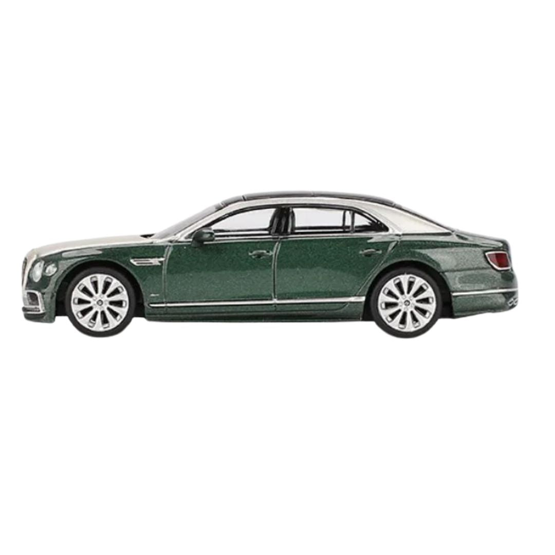 Bentley Flying Spur White Sand Verdant 1:64 Scale Die-Cast Car By Mini Gt By Mini Gt -Mini GT - India - www.superherotoystore.com