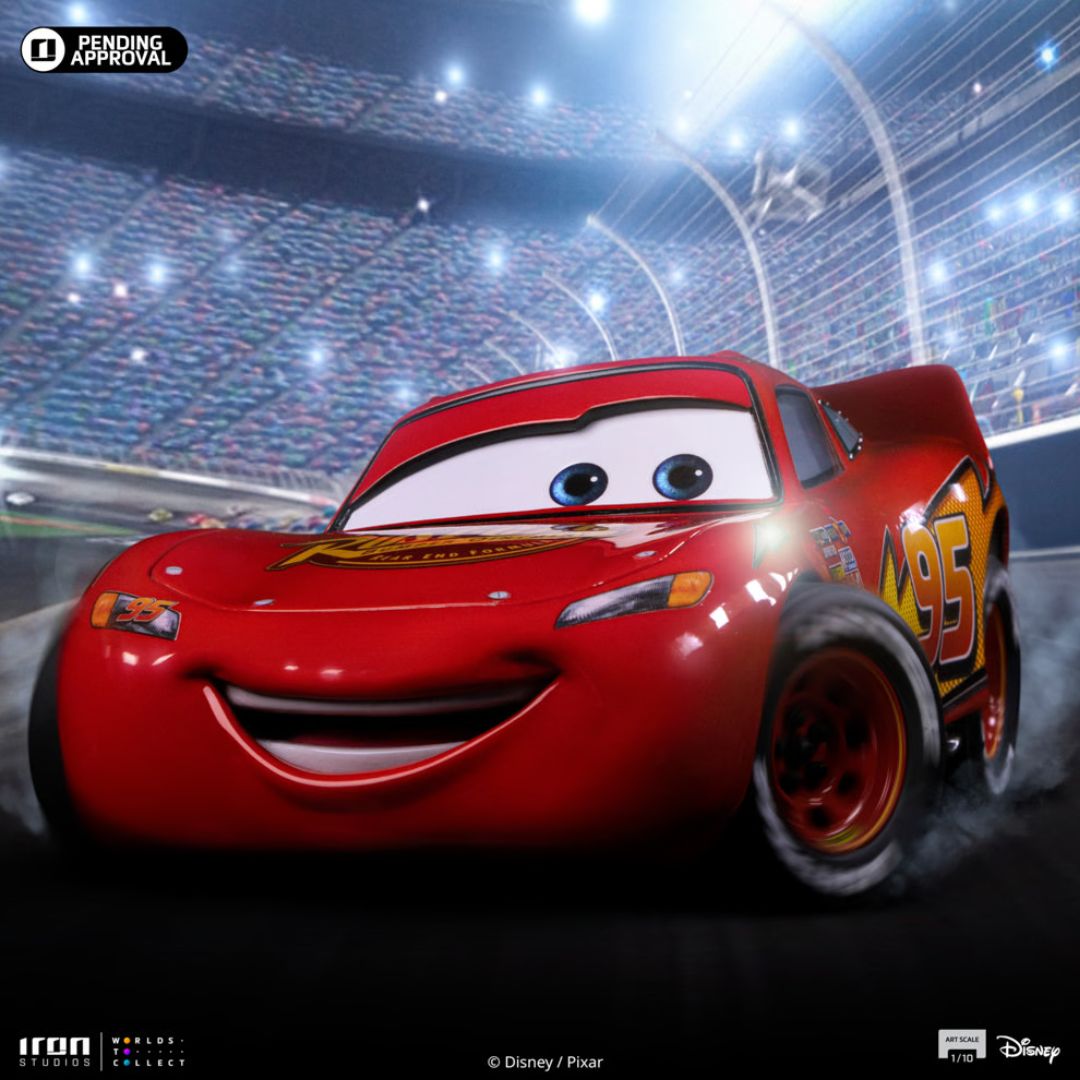 Lightning Mcqueen - Cars Statue By Iron Studios -Iron Studios - India - www.superherotoystore.com