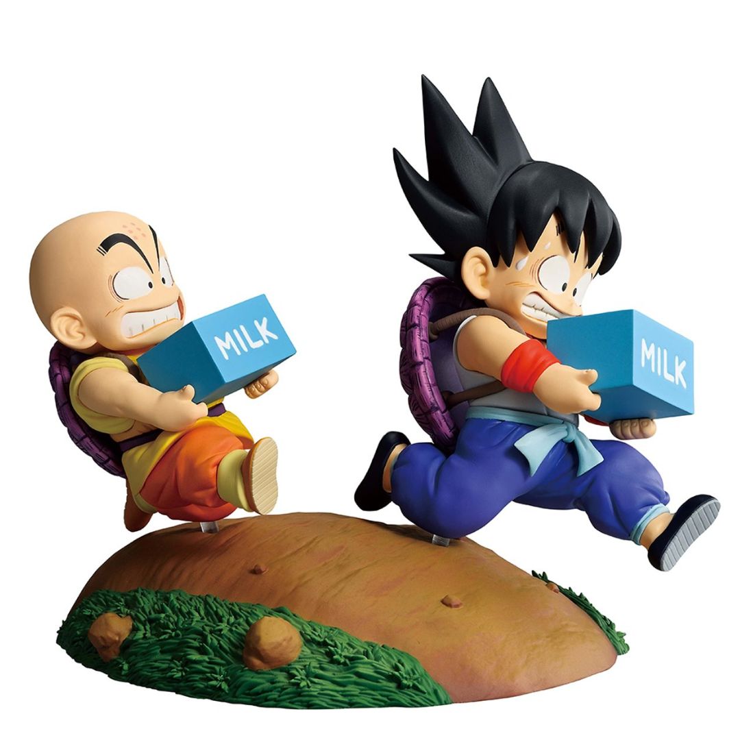 Dragon Ball Son Goku And Krillin Fantastic Adventure 2 Ichibansho Statue By Bandai
