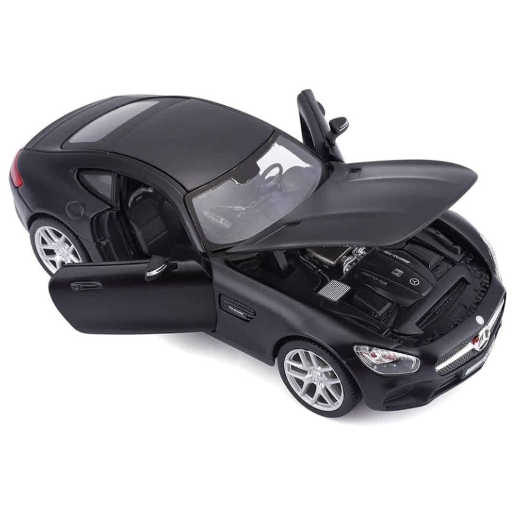Black Mercedes-Benz AMG GT in Hard Case 1:24 Scale Die-Cast Car by Maisto