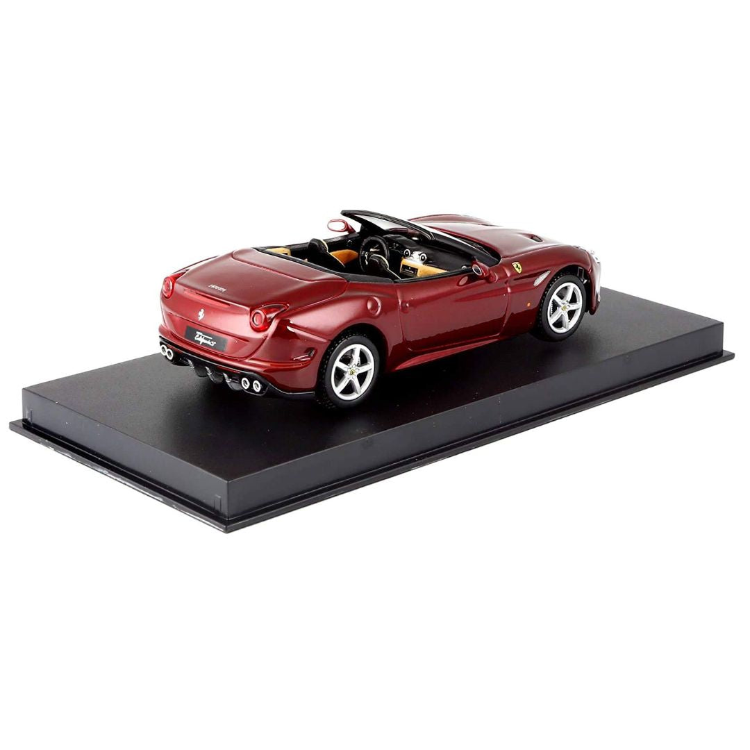 Maroon Ferrari California T 1:43 Scale Die-Cast car by Bburago -Bburago - India - www.superherotoystore.com
