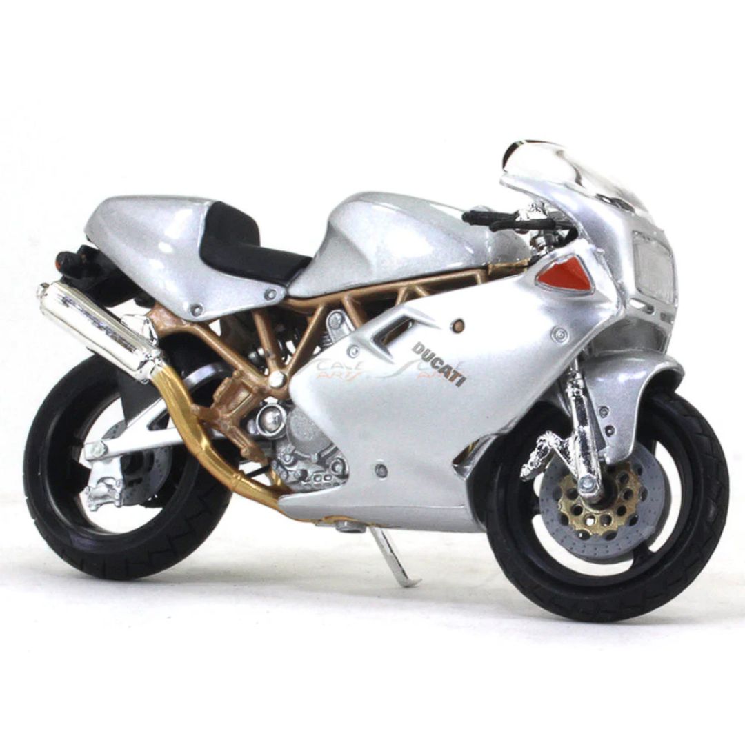 Silver DUCATI SUPERSPORT 900FE 1:18 Scale Die-Cast Model Bike by Bburago -Bburago - India - www.superherotoystore.com