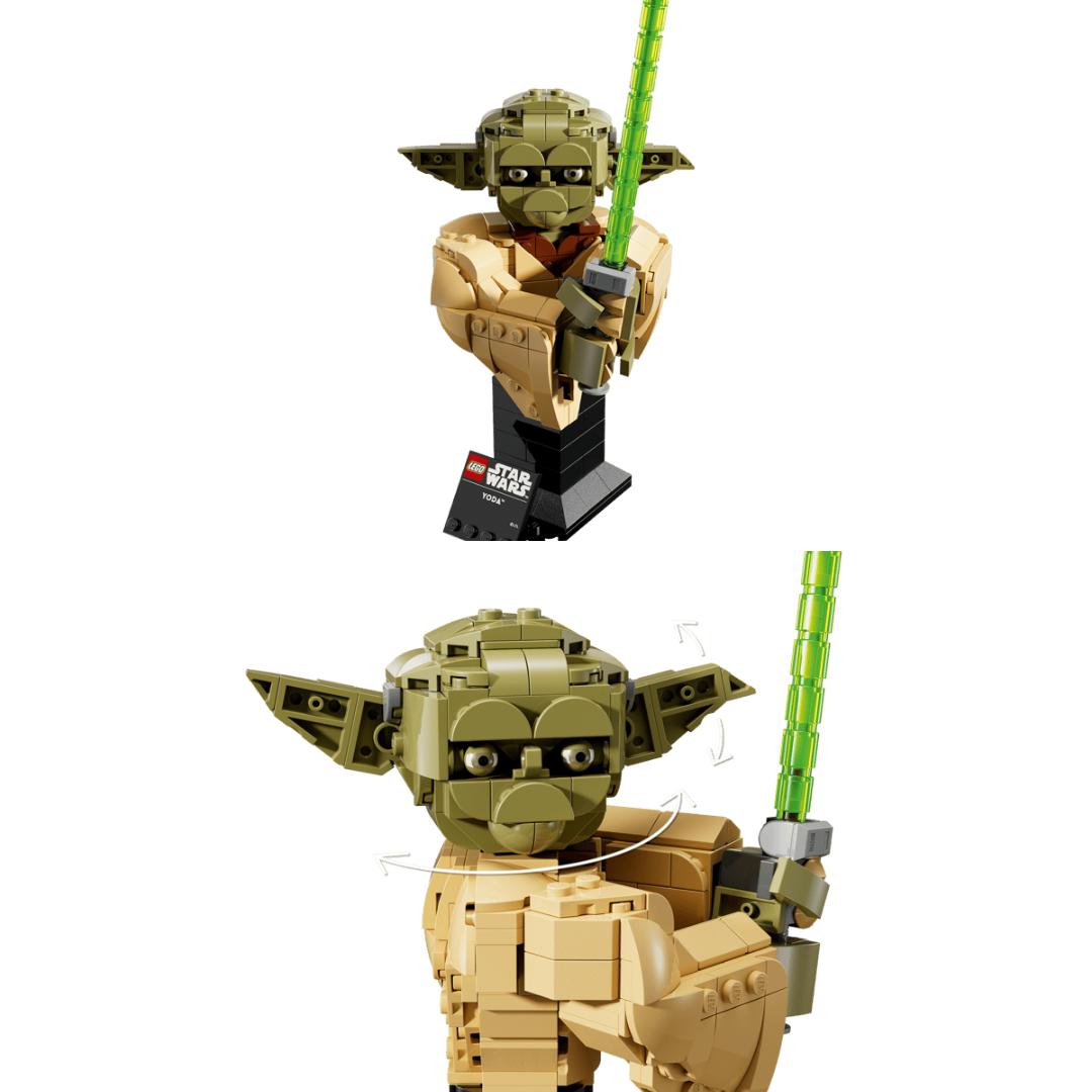 Star Wars Yoda Bust By Lego -Lego - India - www.superherotoystore.com
