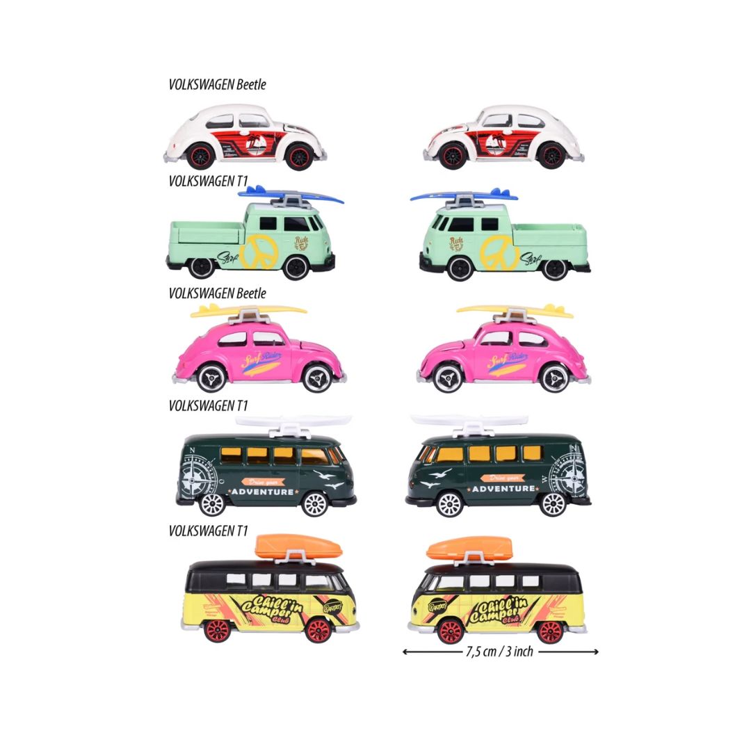 Vw The Originals 5 Pieces Pack By Majorette By Majorette -Majorette - India - www.superherotoystore.com