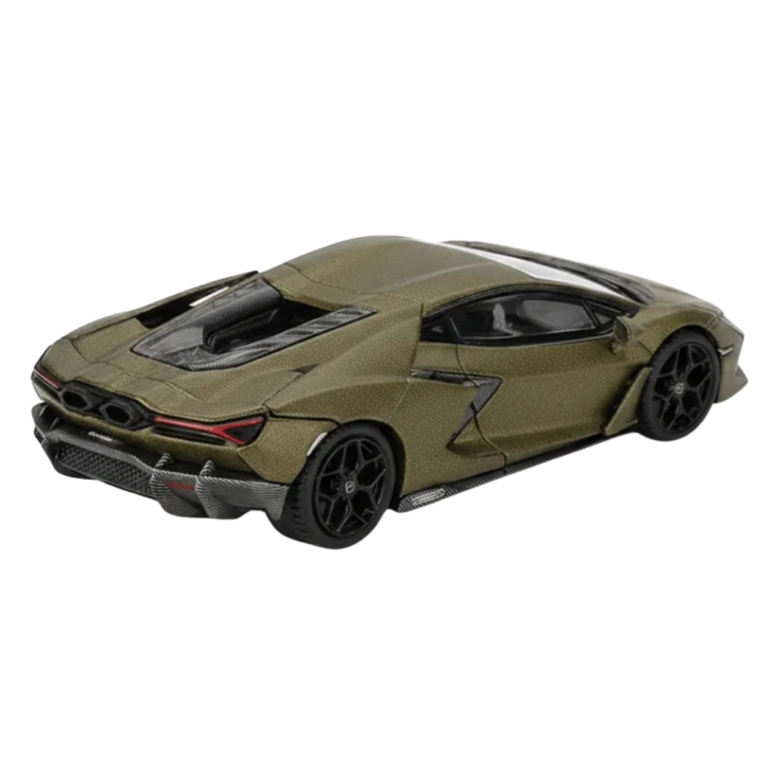 Lamborghini Revuelto Verde Gea Matte 1:64 Scale Die-Cast Car By Mini Gt