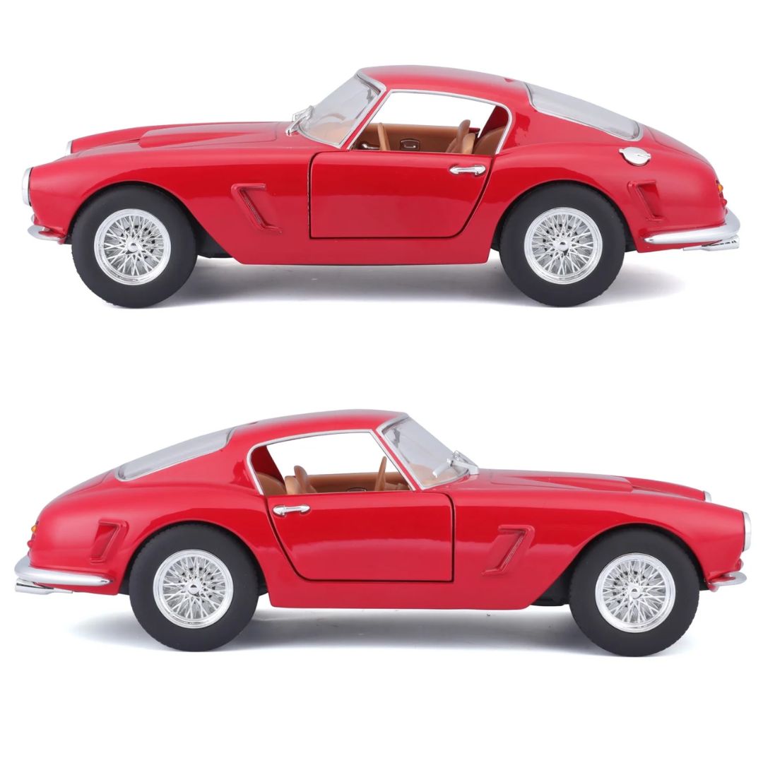 Red Ferrari GT Berlinetta Passo Corto (Hard Case) 1:24 Scale Die-Cast Car By Bburago