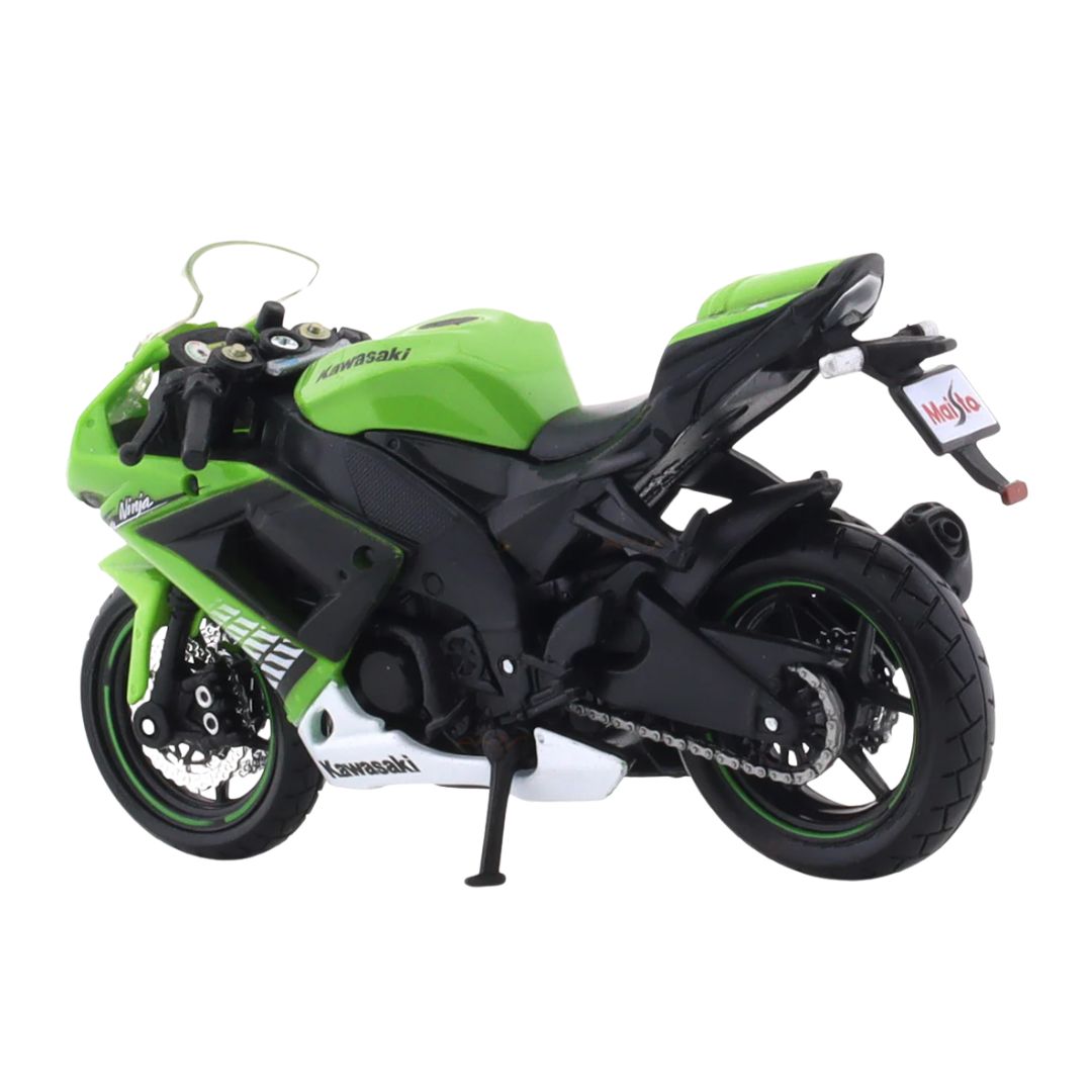 KAWASAKI NINJA ZX 1O R 1:18 Scale Die-Cast Model Bike by Maisto -Bburago - India - www.superherotoystore.com