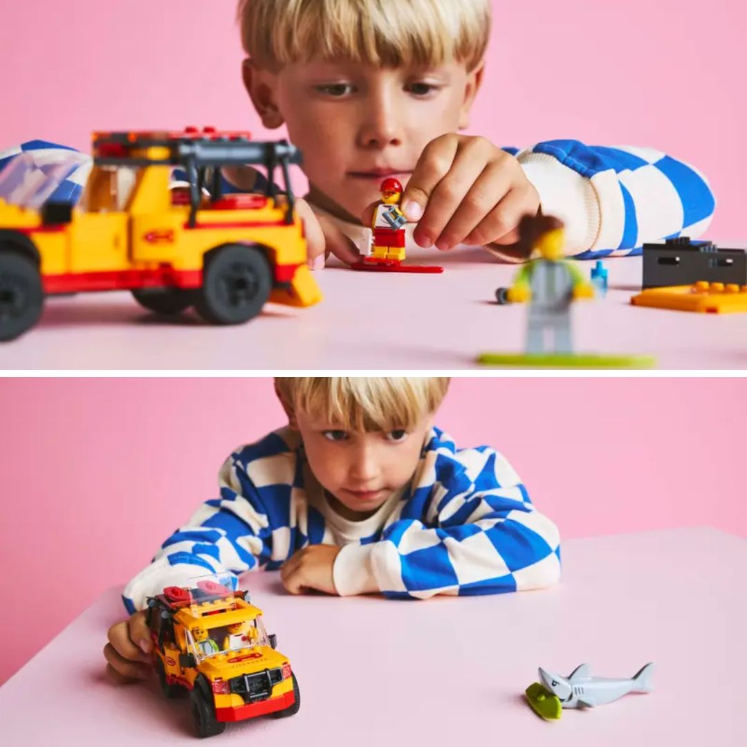 Lifeguard Beach Rescue Truck Lego City By Lego -Lego - India - www.superherotoystore.com