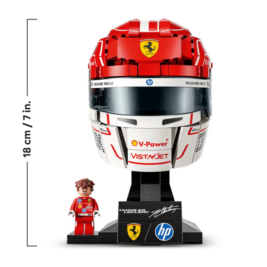 Scuderia Ferrari Hp Charles Leclerc Helmet By Lego