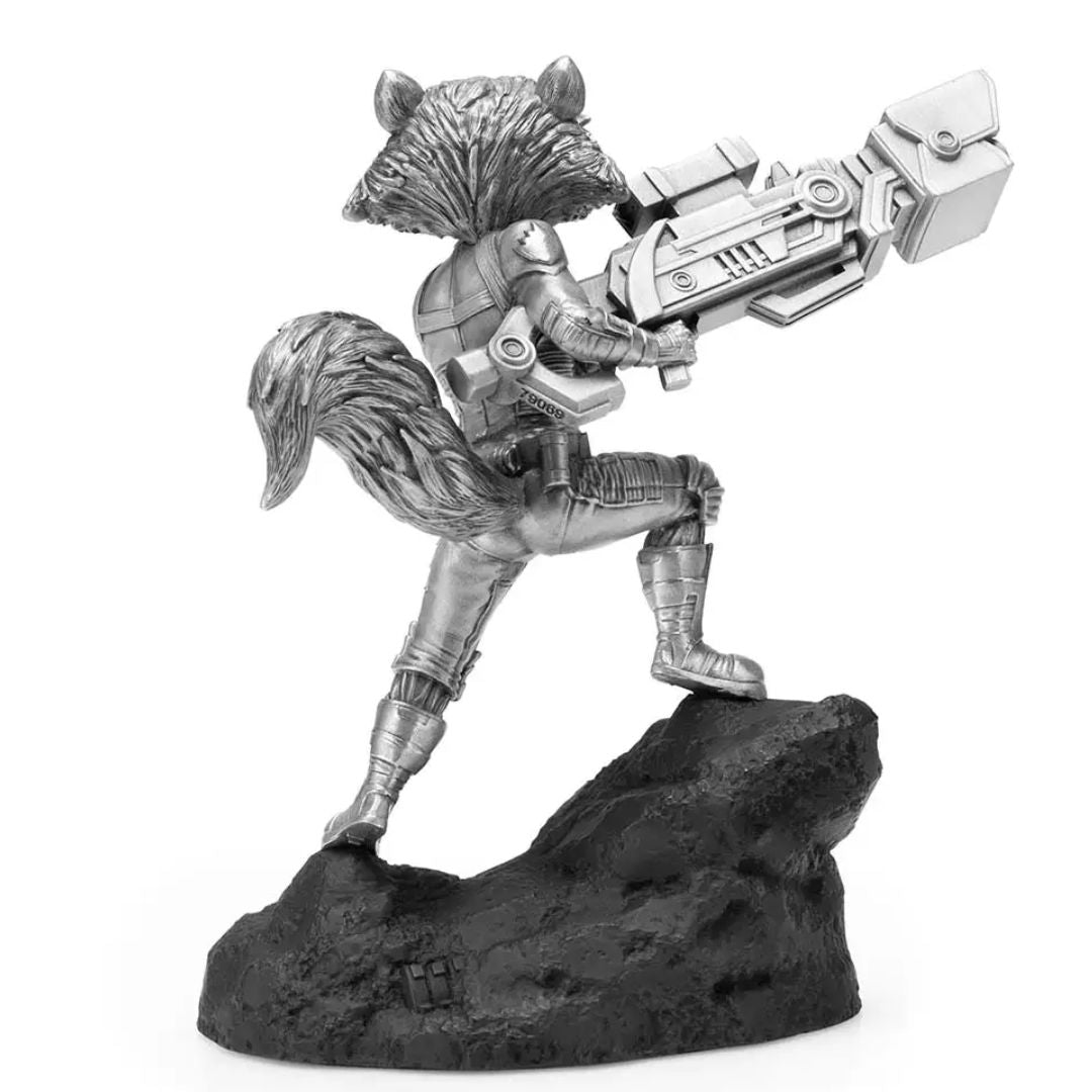 Rocket Raccoon Figurine By Royal Selangor -Royal Selangor - India - www.superherotoystore.com