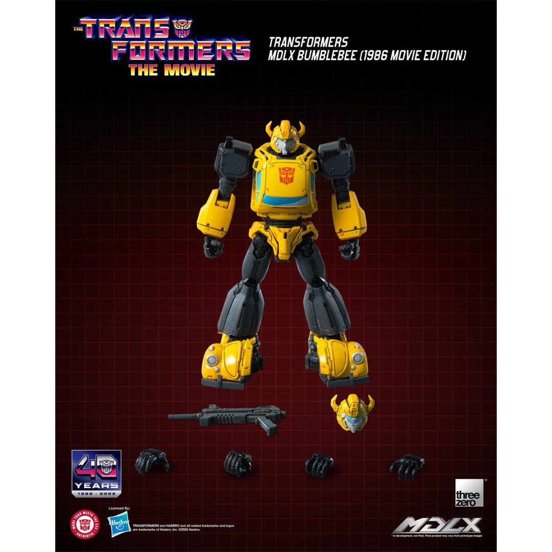 Transformers Bumblebee 1986 Movie Edition Mdlx Action Figure By Threezero