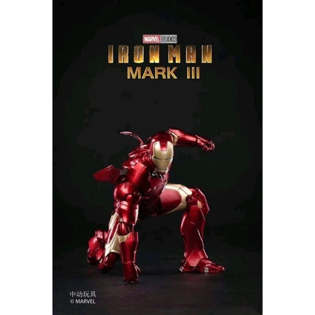 Iron Man Mk3 With Lighting Function Action Figure By Zd Toys -ZD Toys - India - www.superherotoystore.com