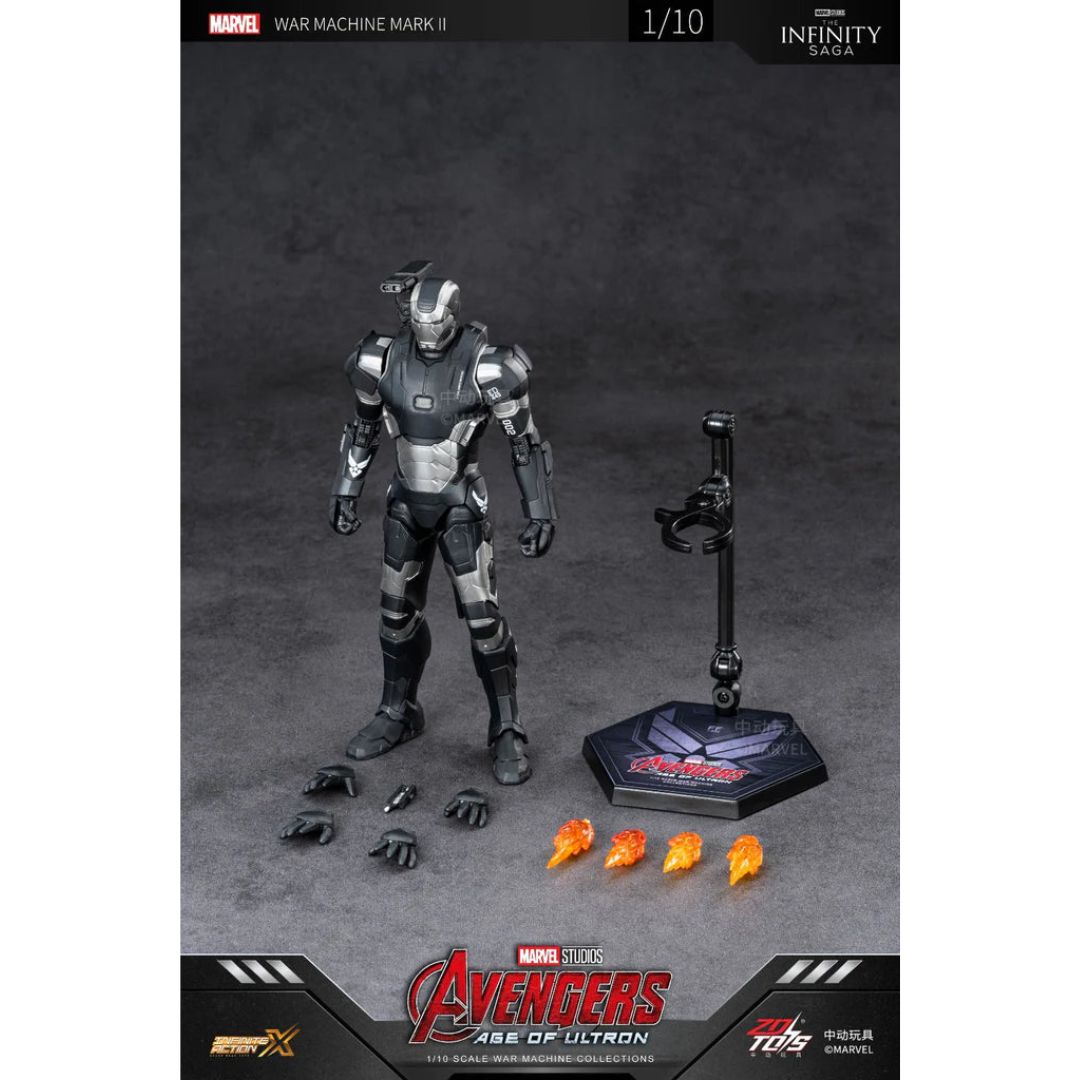 War Machine Mk 2 Action Figure By Zd Toys -ZD Toys - India - www.superherotoystore.com