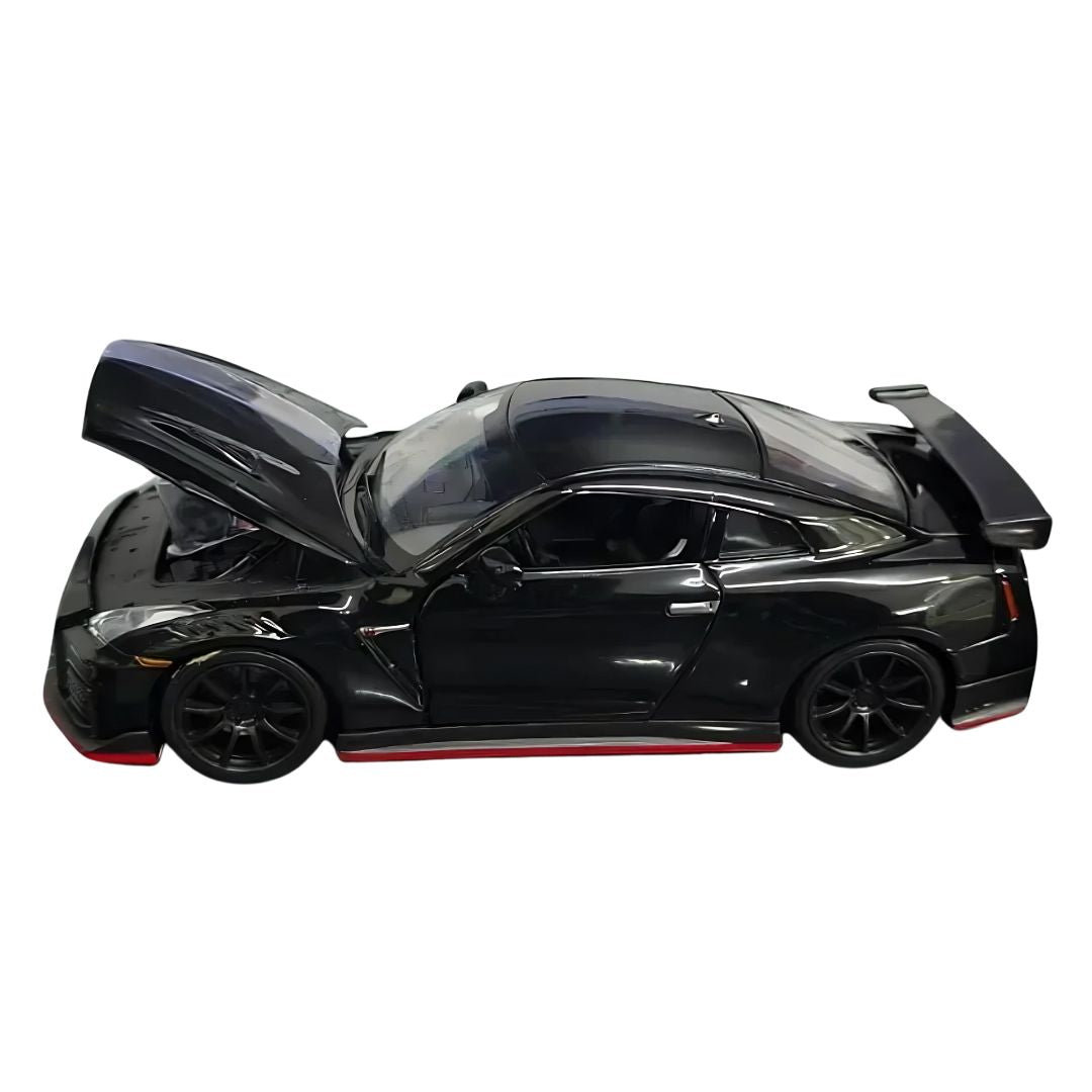 Black Nissan Gt-R Nismo(R35) 1:32 Scale Die-Cast Car By Rmz City -Rmz City - India - www.superherotoystore.com