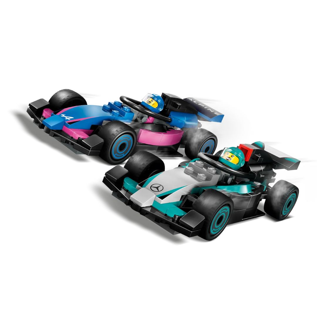 F1 Garage & Mercedes-Amg & Alpine Cars Lego City By Lego -Lego - India - www.superherotoystore.com