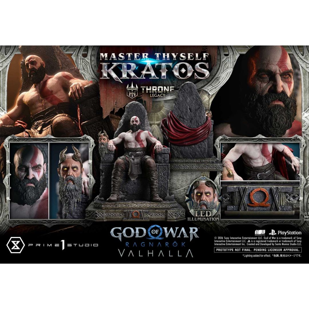 God Of War: Ragnarok Master Thyself Kratos Statue By Prime1 Studios