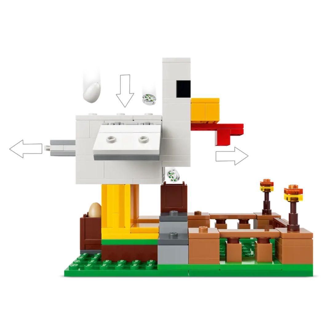 Minecraft Chicken Farm By Lego -Lego - India - www.superherotoystore.com