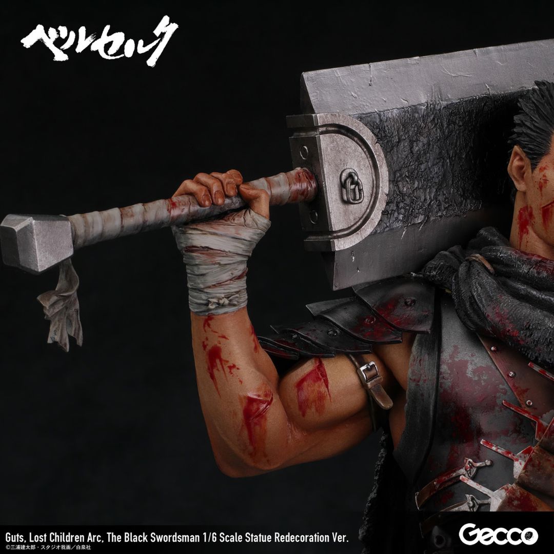 Guts, Lost Children Arc, The Black Swordsman (Redecoration Version) Statues By Gecco Co -Gecco Co - India - www.superherotoystore.com