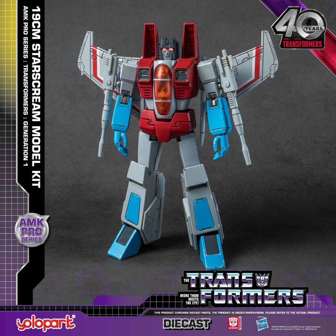 Transformers: Generation One Amk Pro Series 19Cm Starscream Model Kit By Yolo Park -Yolo Park - India - www.superherotoystore.com