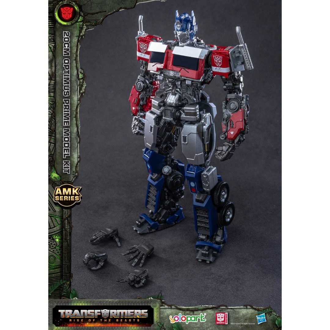 Transformers Rise Of The Beasts: Amk Series 20Cm Optimus Prime Model Kit By Yolo Park -Iron Studios - India - www.superherotoystore.com