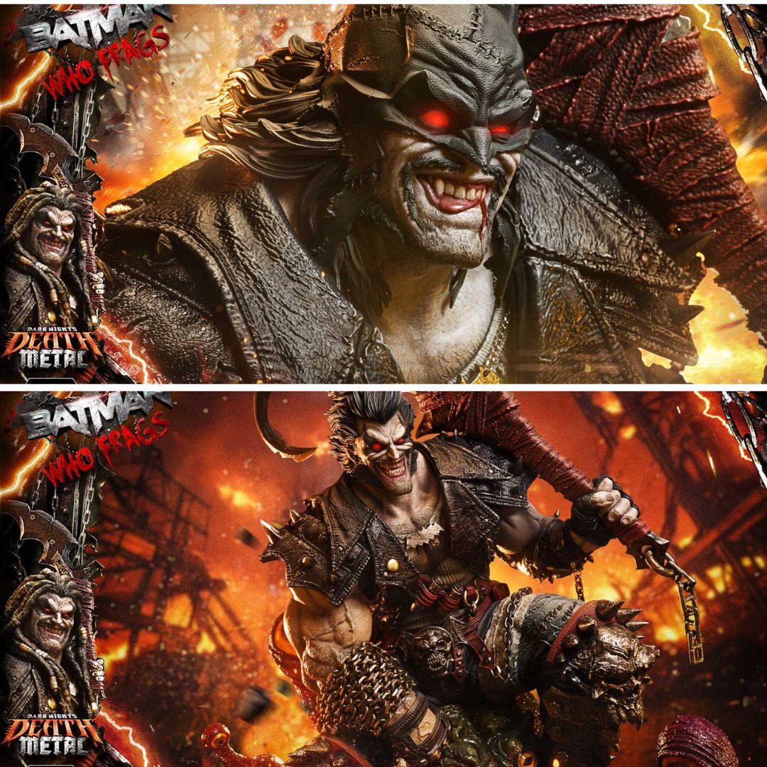 Dark Nights: Death Metal (Comics) Lobo Batman: Batman Who Frags Deluxe Statue By Prime1 Studios