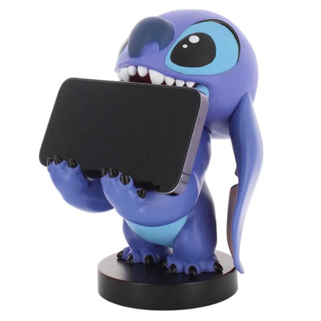 Lilo & Stitch: Smiley Stitch Cable Guys Controller Holder And Phone Stand By Exg Pro -EXG Pro - India - www.superherotoystore.com