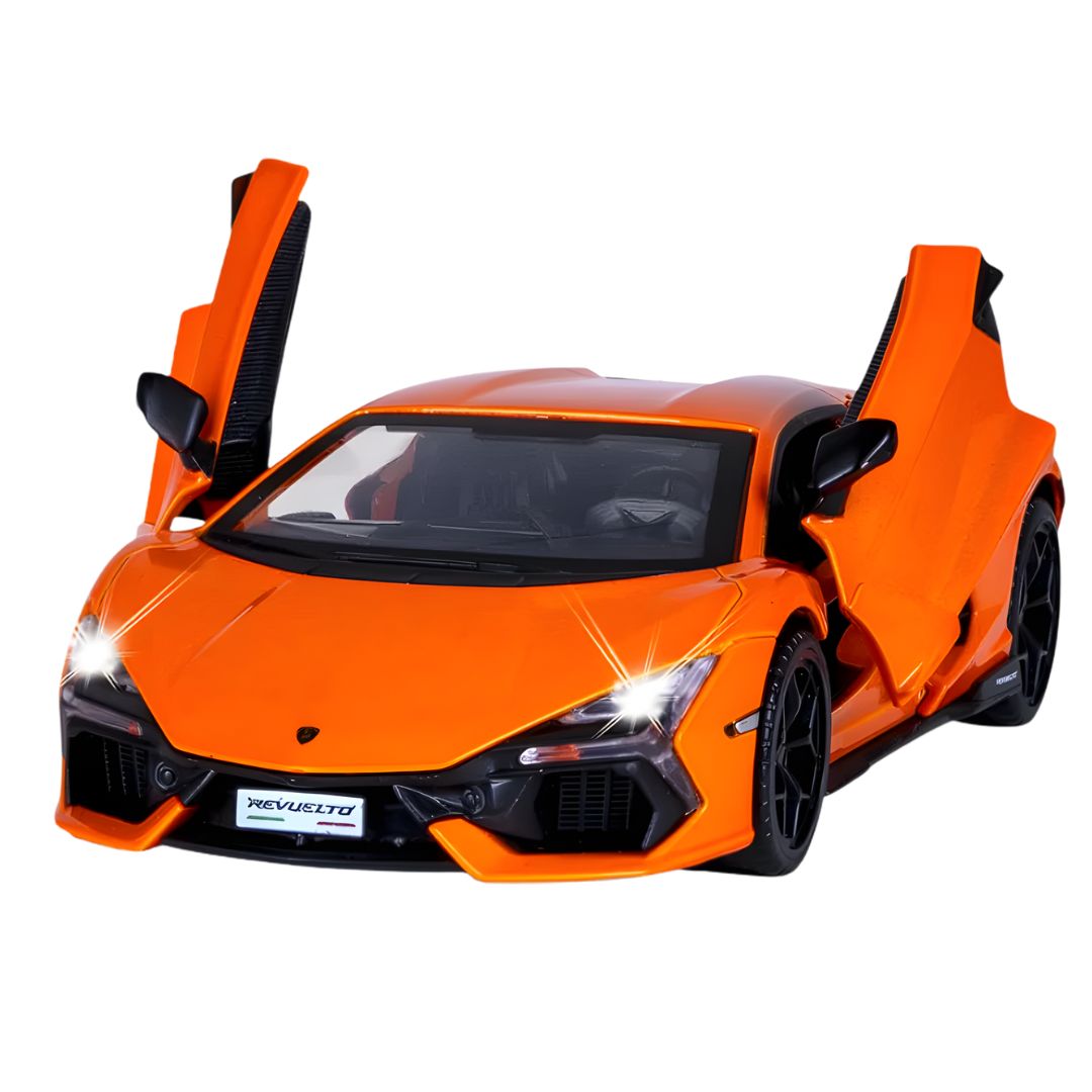 Orange Lamborghini Revuelto 1:32 Scale Die-Cast car By MSZ -MSZ - India - www.superherotoystore.com