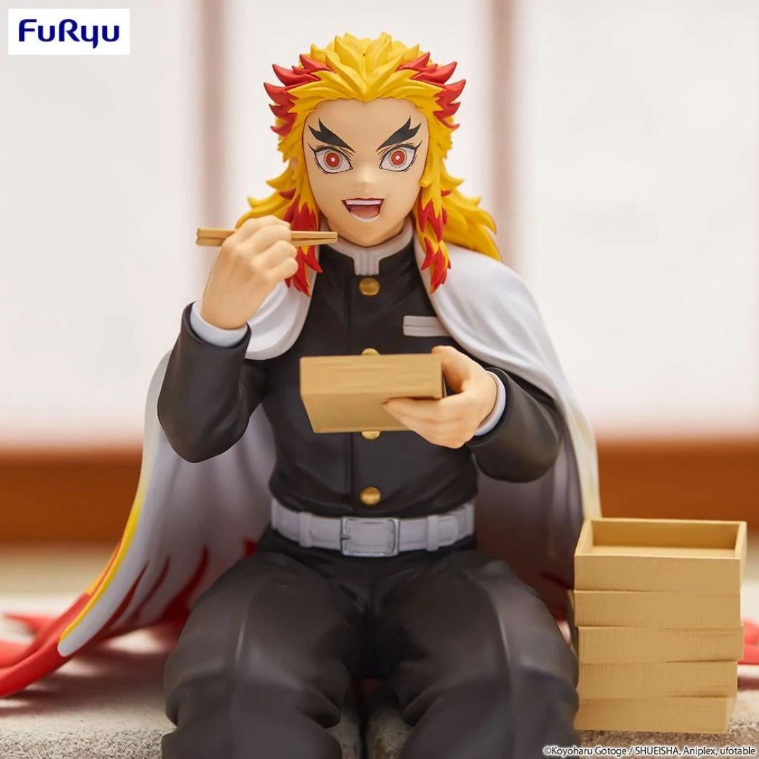 Demon Slayer: Kimetsu No Yaiba Noodle Stopper Statue -Rengoku Kyojuro By Furyu -Furyu - India - www.superherotoystore.com