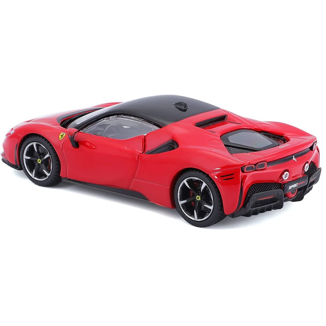 Red Ferrari SF90 Stradale 1:43 Scale Die-Cast car by Bburago -Bburago - India - www.superherotoystore.com